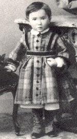 Charles de Foucauld as a child.