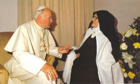 John-Paul II and sister Lucy