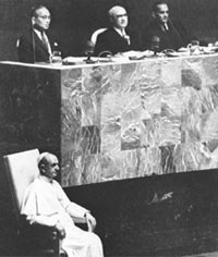 Pope Paul VI at UN