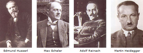 Husserl-Scheler-Reinach-Heidegger