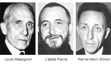 Louis Massignon, Fr. Pierre, Pierre-Henri Simon