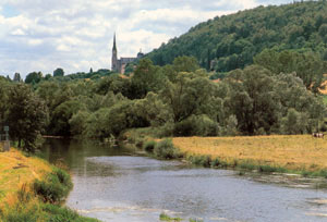 The banks of the Meuse at Domermy.