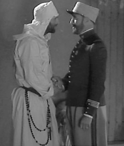 Father de Foucauld and Major Laperrine as portrayed in the film “The Call of Silence.”