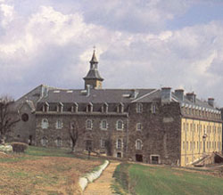The Trappist Monastery of Notre-Dame des Neiges.