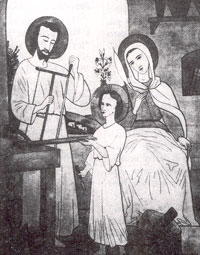 The Holy Family, by Father de Foucauld.
