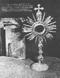 Father de Foucauld’s tabernacle and monstrance.